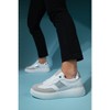 Venetia - White Grey Sport Sneakers (Women) | Prologue Shoes - 3 of 4