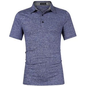 Golf Shirts for Men,Long Sleeve,Polo,Casual Collared T-Shirt,Stylish Quick Dry Polo Shirt - 1 of 4