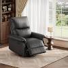 Manual Recliner Chair for Adults, with Padded Armrests, Modern Upholstered Reclining Chair for Living Room or Nursery - 4 of 4