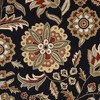 Hauteloom Heaters Black Floral Wool Carpet - 3 of 4