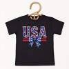 The Juniper Shop Coquette USA Bow Toddler Short Sleeve Tee - 2 of 4