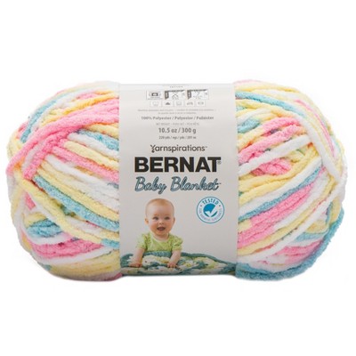 Bernat Blanket Brights Big Ball Yarn (Raspberry Ribbon Variegated)