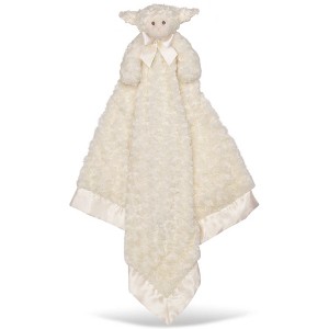 Bearington Baby Lamby Cuddle Me Sleeper, Cream Lamb Large Size Security Blanket, 28.5" x 28.5" - 1 of 4