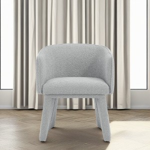 ROOMTEC Accent Arm Chair, Minimalist Style Leisure Backrest Chair, Living Room Barrel Chair, for Bedroom, Office - 1 of 4