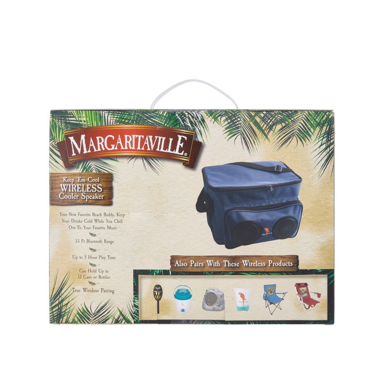 Margaritaville MA106 Bluetooth Cooler Speaker - Navy Blue, 5 of 6