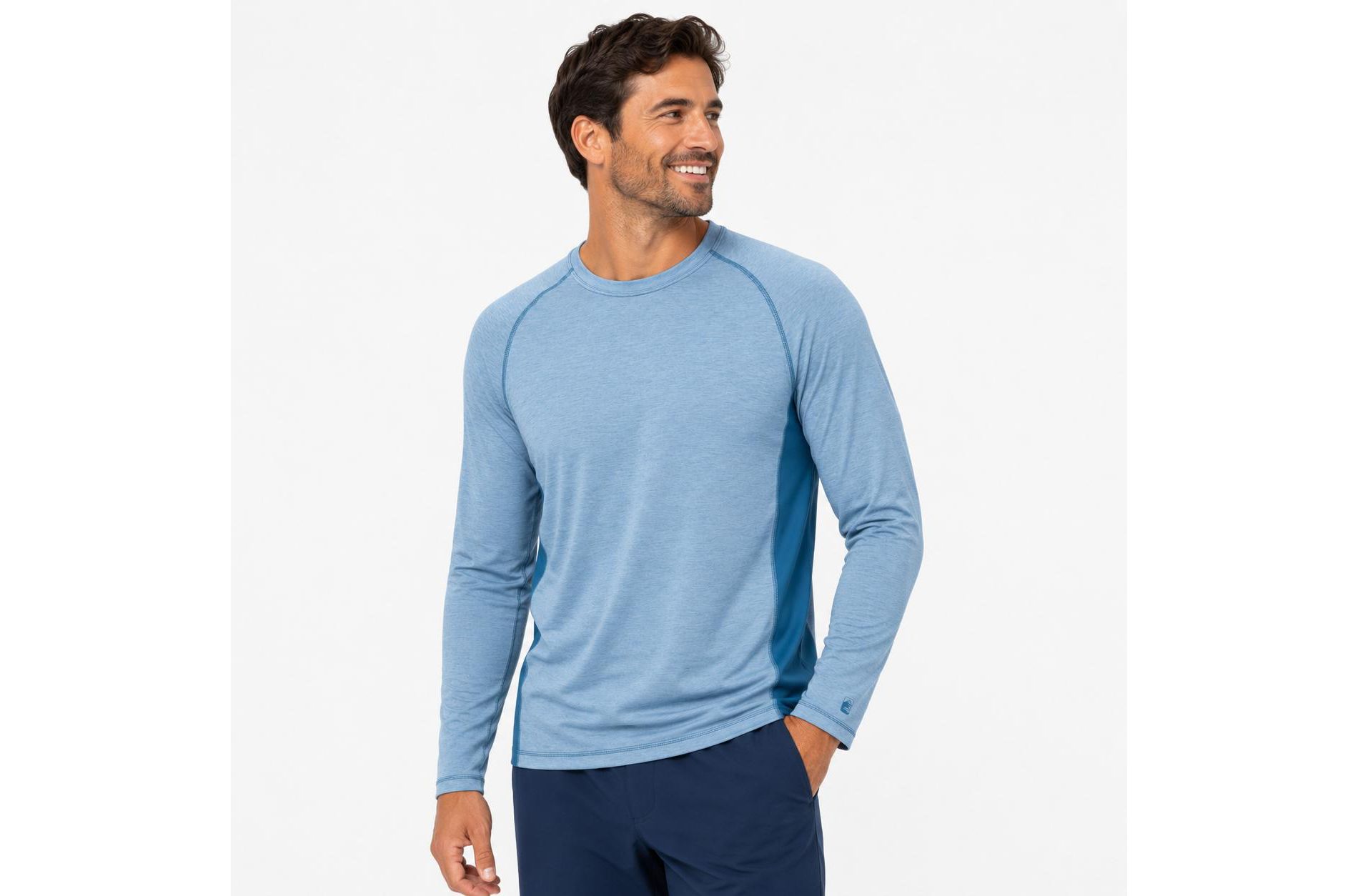 Laguna Men's Long Sleeve UPF 50+ Rash Guard Swim Shirt (S-XL)