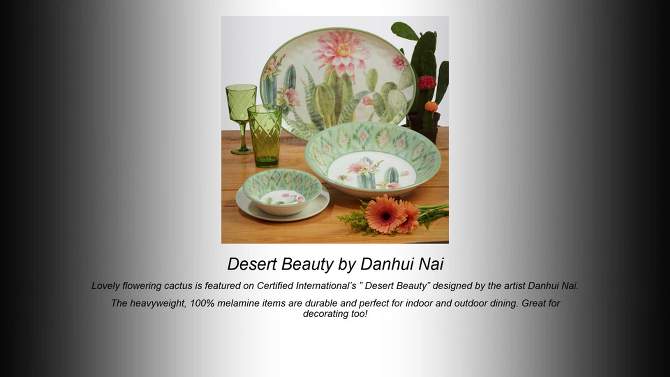 Set of 6 Desert Beauty Dinner Plates - Certified International, 2 of 5, play video