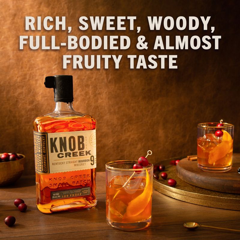 Knob Creek Kentucky Straight Bourbon Whiskey - 750ml Bottle, 6 of 10