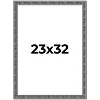 PosterPalooza | Photo Size Distressed Black Picture Frame - UV Acrylic, Foam Board Backing, Hanging Hardware - 2 of 4