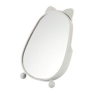 Unique Bargains Portable Cartoon Ears Desktop Cosmetic Mirror 1 Pc - 1 of 3