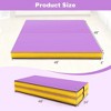 MaseiKar 4ft x 4ft x 4in Bi-Folding Gymnastic Tumbling Mat with Handles and Cover - 4 of 4