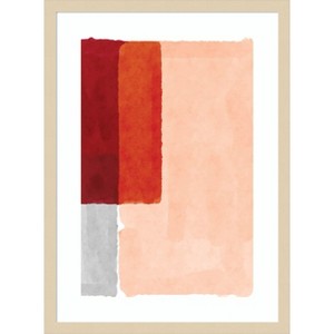 Amanti Art Minimal Watercolor #1 by Jay Stanley Wood Framed Wall Art Print - 1 of 4