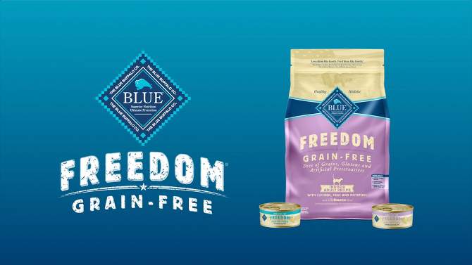 Blue Buffalo Freedom Grain Free Indoor with Chicken, Peas & Potatoes Adult Premium Dry Cat Food, 2 of 11, play video