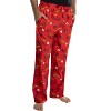 DC Comics Men's The Flash Comic Allover Print Loungewear Pajama Pants Red - 2 of 3