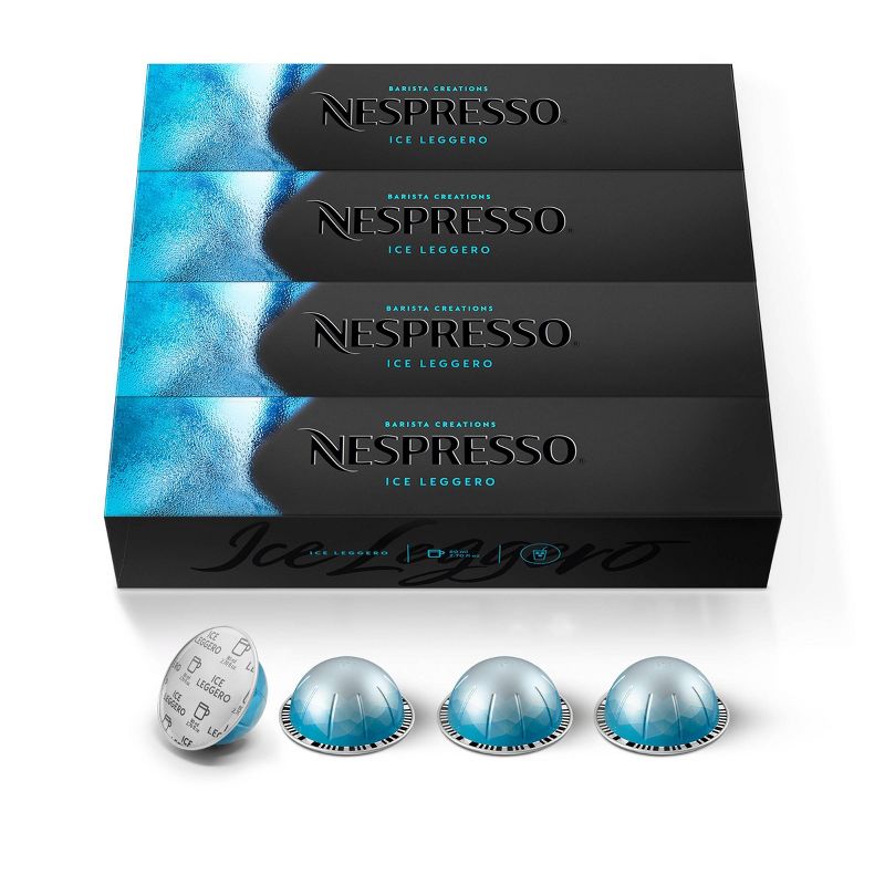 Nespresso Vertuo Ice Leggero Double Espresso Capsules, Medium Roast - 40ct, 1 of 7