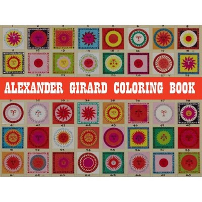 Alexander Girard Coloring Book - (Paperback)