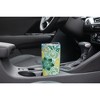 Elanze Designs 20 oz Stainless Steel On the Go Insulated Travel Tumbler With Push Top Lid, Floral Mosaic Sky Blue - 3 of 4