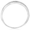 Pompeii3 1/8ct Diamond Wedding Ring 10K White Gold - 2 of 4