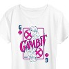 Women's - Marvel - X-Men Gambit Playing Card Short Sleeve Graphic T-Shirt - 2 of 4