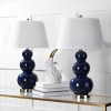 Pamela Three Gourd Table Lamp (Set of 2) - 28" Height - LIT4095 - Safavieh - 2 of 4