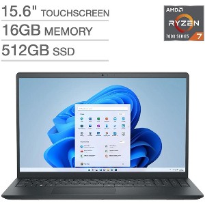 Dell Inspiron 3535 15.6" Full HD Touchscreen Laptop, AMD Ryzen 7 7730U, 16GB RAM, 512GB SSD, Windows 11 Home - 1 of 4