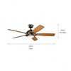 Kichler Lighting Geno 1 - Light Ceiling Fan in  Stainless Steel - 4 of 4