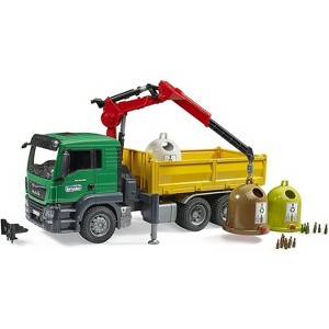 Bruder MAN TGS Truck with Recycling Containers and Bottles - 1 of 4