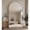 Beautyolove Full Length Mirror, Oversized 81" x 41" Arched Floor Mirror, Modern Free Standing or Full Body Mirrors - 3 of 4