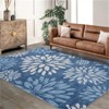 Fulvari Area Rug Non-Slip Floral Washable Living Room Throw Small Stain Resistant Rugs Low-Pile Rugs Boho Rugs - 2 of 4