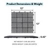 Interlocking Deck Tiles, Outdoor Waterproof & Anti-slip, for Patio, Balcony, Pool Side, Bathroom, Shower, Balcony, Porch - 2 of 4