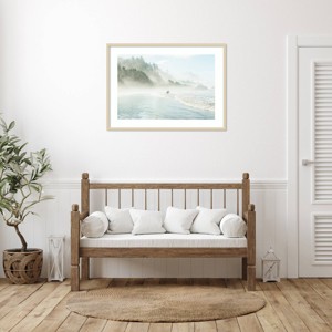Amanti Art Catching The Morning Surf by Garret Suhrie Wood Framed Wall Art Print - 1 of 4