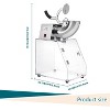 Electric Snow Cone Machine,Commercial Ice Crusher, 440LB/H High-Efficiency Ice Crusher with Dual Stainless Steel Blades, 40L Bin Shaved Ice Maker - 4 of 4