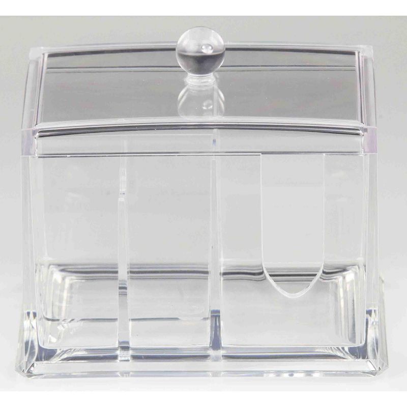 Home Basics Cosmetic Organizer, Clear, 3 of 8