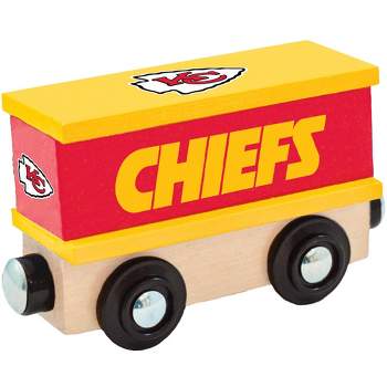 MasterPieces Wood Train Box Car - NFL Kansas City Chiefs