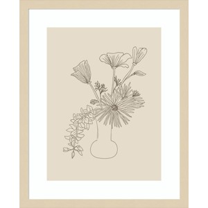 Amanti Art Floral Study 2 by Kate Aurelia Holloway Wood Framed Wall Art Print - 1 of 4