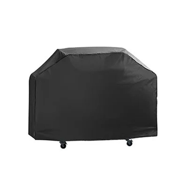 Mr. Bar-B-Q 65 x 20 x 45 Inch Outdoor Large Resistant To Weather Premium Universal BBQ Gas Grill Cover with Hook and Loop Closure, Black, 1 of 5