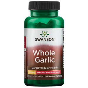 Swanson Whole Garlic - Made with Organic Garlic 700 mg 60 Veg Capsules. - 1 of 1