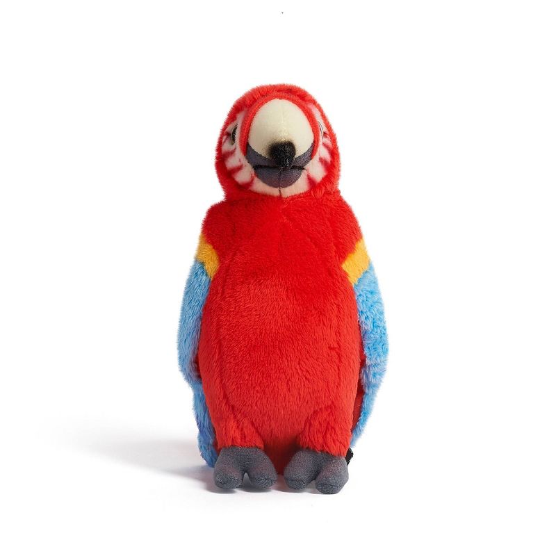 FAO Schwarz 6&#34; Red Parrot Toy Plush, 4 of 13