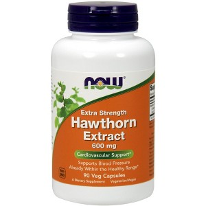 Hawthorn Extract 600 mg, Extra Strength by Now Foods  -  90 VegCap - 1 of 2