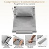 KTMBDW Adjustable Power Lifting Bed Backrest for Elderly Patient Injured, Sit-up Back Rest Chair for Neck Lumbar Back Support, Gray - 3 of 4