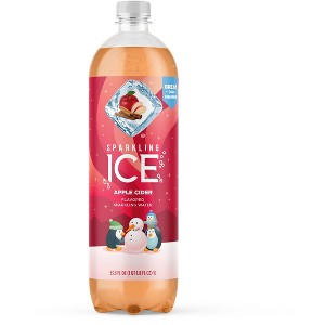 Sparkling Ice Apple Cider Sparkling Beverage  - 1L Bottle - 1 of 3