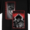 It Chapter 2 Movie 2019 Pennywise Screengrabs Crew Neck Short Sleeve Men's Black T-shirt - 2 of 3
