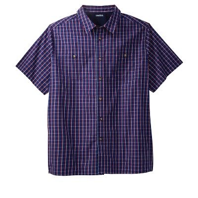 KingSize Short Sleeve Printed Sport Shirt