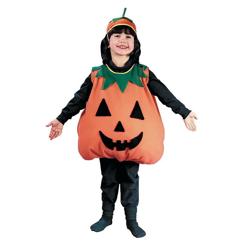 Fun World Toddler Plump Pumpkin Costume - Size 3T-4T - Orange, 1 of 2