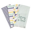 John Ritzenthaler Co. 100% Cotton Kitchen Towels, Pinstripe Skipper – Absorbent Dish Towels for Drying & Cleaning – Soft & Durable (Set of 4) - 2 of 4