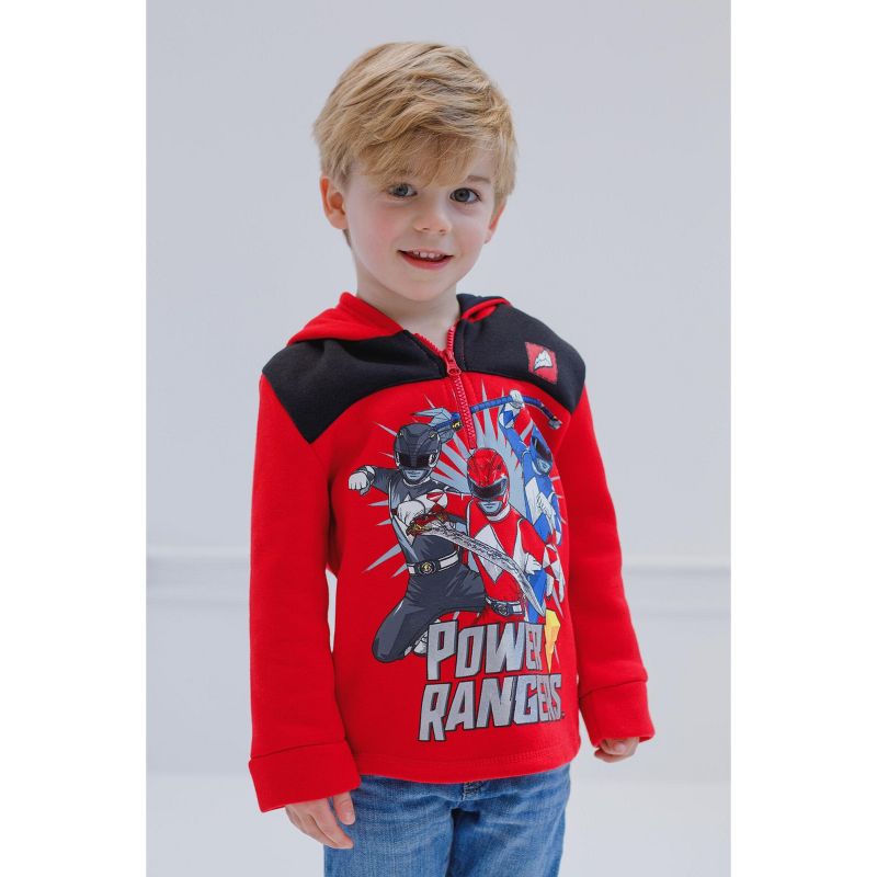 Power Rangers Fleece Hoodie Toddler, 2 of 8