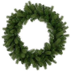 Northlight 30" Unlit Noble Fir Artificial Christmas Wreath - 1 of 4