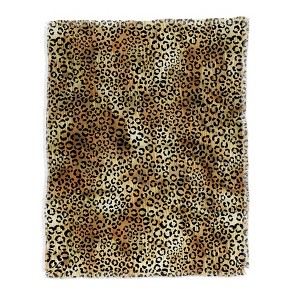 Schatzi Brown Leopard Tan Throw Blanket Brown - Deny Designs
