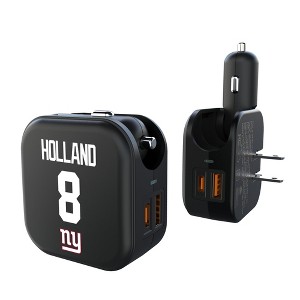 NFL New York Giants Players Game Tactic 18-Watt 2 in 1 USB A/C Charger - 1 of 3