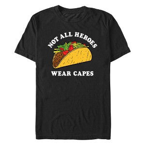 Men's Lost Gods Not All Heroes Wear Capes T-Shirt - 1 of 4